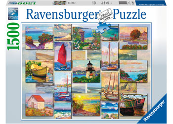 Rburg - Coastal Collage Puzzle 1500pc