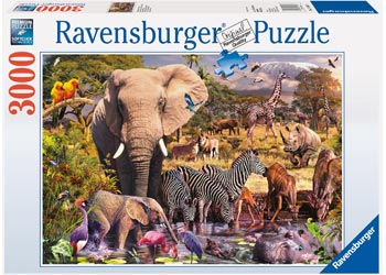 Rburg - African Animal World Puzzle 3000pc