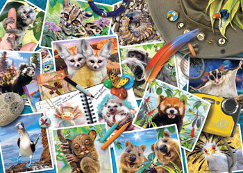 Ravensburger - A Traveler's Animal Journal 1000pc