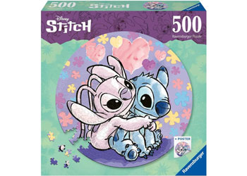 Ravensburger - Disney Stitch Round Puzzle 500pC