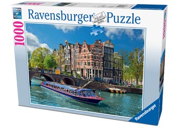 1000 Piece Ravensburger Evening in Heidelberg Jigsaw Puzzle 