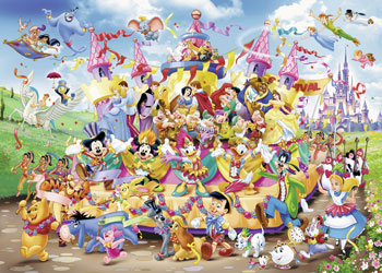 Rburg - Disney Carnival Characters Puzzle 1000pc