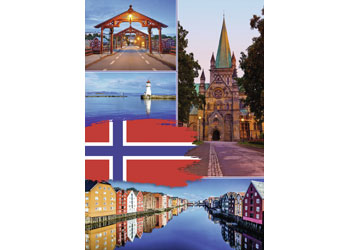 Ravensburger - Trondheim Collage Puzzle 1000pc