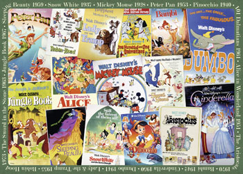 Rburg - Disney Vintage Movie Posters Puzzle 1000pc