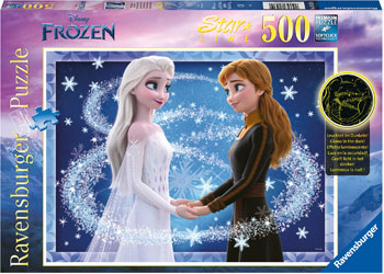 Ravensburger - Disney Starline Sisters Anna & Elsa 500p