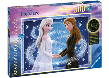 Ravensburger - Disney Starline Sisters Anna & Elsa 500p