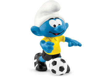Schleich - Soccer Smurf with ball