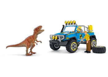 Schleich - Off-road vehicle with dino outpost