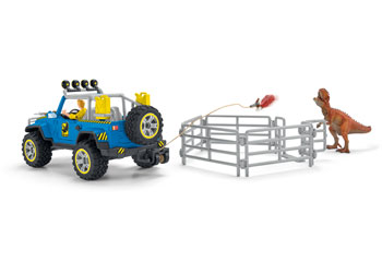 Schleich - Off-road vehicle with dino outpost