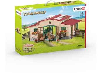 Schleich - Stable with Horses & Accessories
