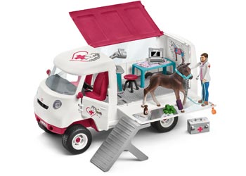 Schleich - Mobile Vet with Hanoverian Foal