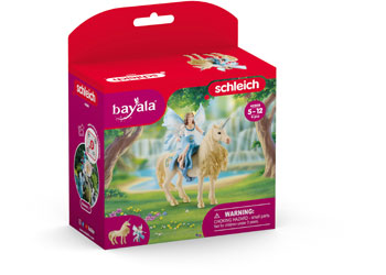 Schleich - Eyela riding on golden unicorn