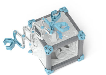 Schleich - BattleCave snow slasher                