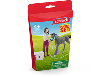 Schleich - Mrs. Kramer with foal                  