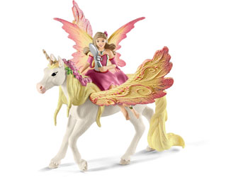 Schleich - Fairy Feya with Pegasus Unicorn