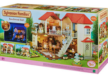 sylvanian families beechwood hall and cosy cottage