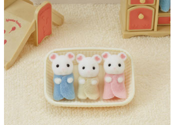 SF - Marshmallow Mouse Triplets