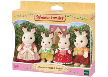 Sylvanian Families - Chocolate Rabbit Family                                              