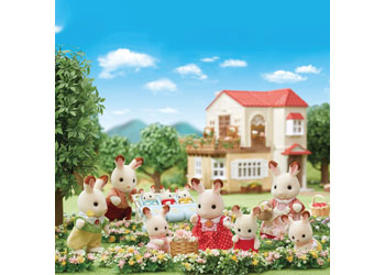 Sylvanian Families - Chocolate Rabbit Family                                              
