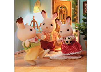 Sylvanian Families - Chocolate Rabbit Family                                              