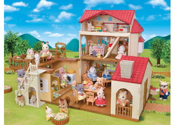 Sylvanian Families - Red Roof Country Home with Attic