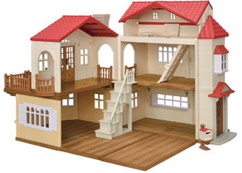 Sylvanian Families - Red Roof Country Home with Attic