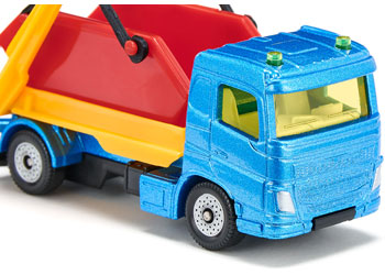 Siku - Truck with skip and trailer