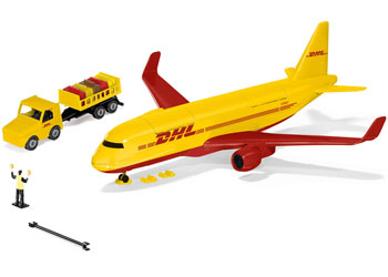 Siku - DHL Cargo Aircraft with Accessories