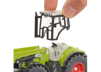 Siku - Tractor with Frontloader, Dolly and Tipping Trailer - 1:50 Scale