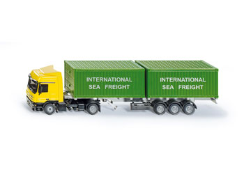 Siku - Mercedes Benz Actros Container Truck - 1:50 Scale