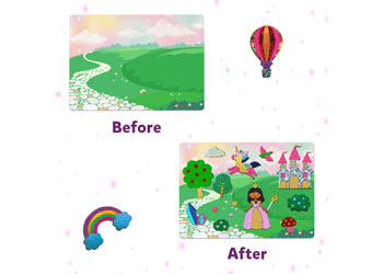 Skillm - Foil Fun Unicorns & Princesses