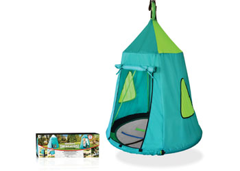 Slackers - Teal Swing House with 40" Swing - Tree