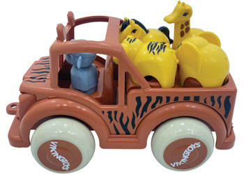 Viking Toys - Reline Safari Jeep with Guide + Animals