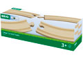 BRIO Large Curved Tracks 4 pieces