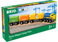 BRIO Train - Three-Wagon Cargo Train 7 pieces