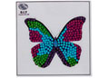 CrystalArt - Disco Butterfly, 9x9cm Motif 