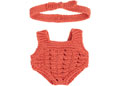 Miniland - Knitted Doll Outfit 21cm - Rompers & Headband