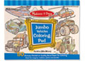 M&D - Jumbo Colouring Pad - Vehicles
