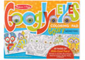 M&D - Googly Eyes Colouring Pad - Goofy Monsters