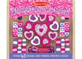 M&D – Wooden Shimmering Hearts Bead Set