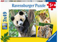 Ravensburger - Panda, Lion and Tiger 3x49pc