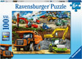 Rburg - Construction Vehicles Puzzle 100pc