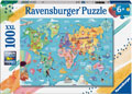 Ravensburger - Map of the World 100pc