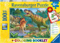 Rburg - World of Dinosaurs 100pc & Colouring Book