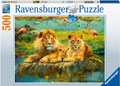 Rburg - Lions in the Savannah Puzzle 500pc