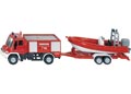 Siku - Mercedes Benz Fire Engine with Boat - 1:87 Scale